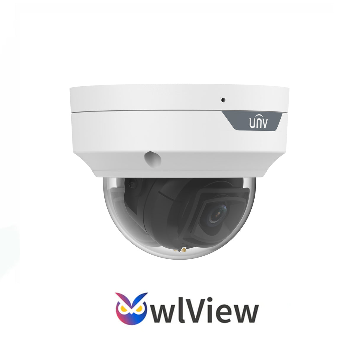 UNV IPC3524SR-ADF28KM-WP, (4MP) Dome, IPC 2.8mm Fixed Lens, OwlView, Microphone, WDR, UL Listed