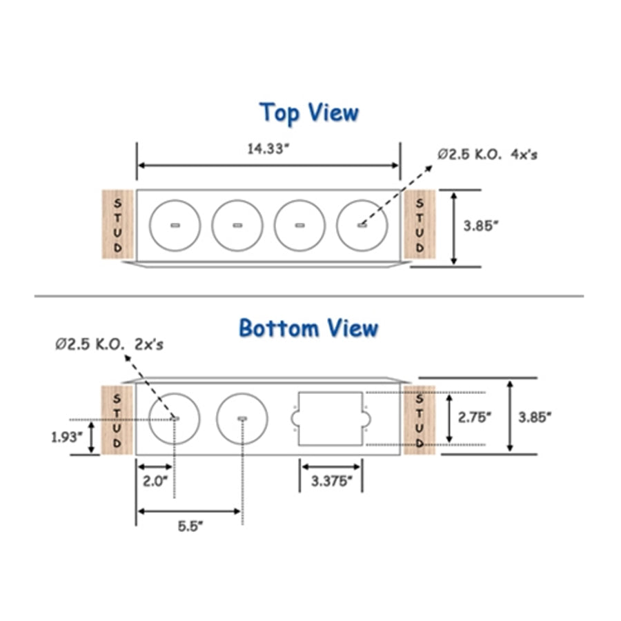 Benner-Nawman Interior Wiring Enclosure 10", UL Rated