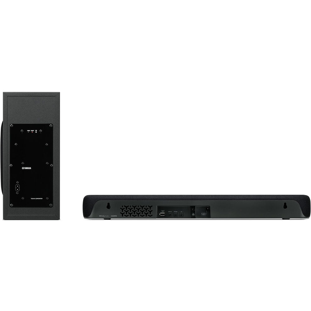 Yamaha SR-C30A, 90W 2.1-Channel, Compact Sound Bar with Wireless Subwoofer