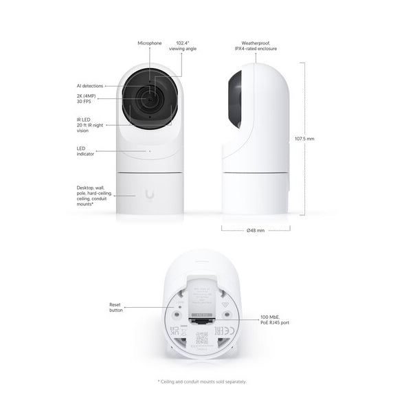 Ubiquiti UVC-G5-FLEX UniFi Video Camera G5 Flex