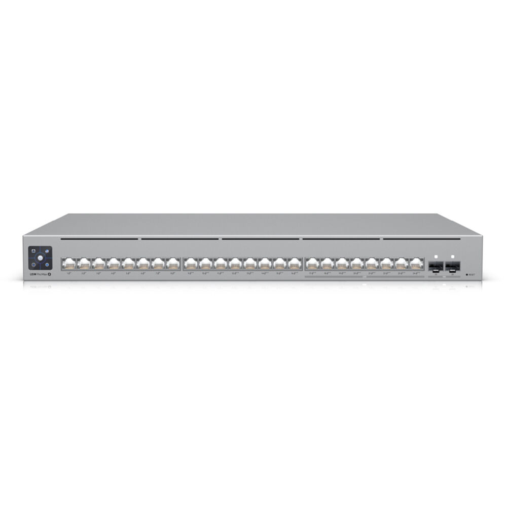 Ubiquiti USW-PRO-24-POE, UniFi 24-Port Managed, 16 Gigabit PoE+ Ports, 8 Gigabit PoE++ Ports Switch with 2 SFP
