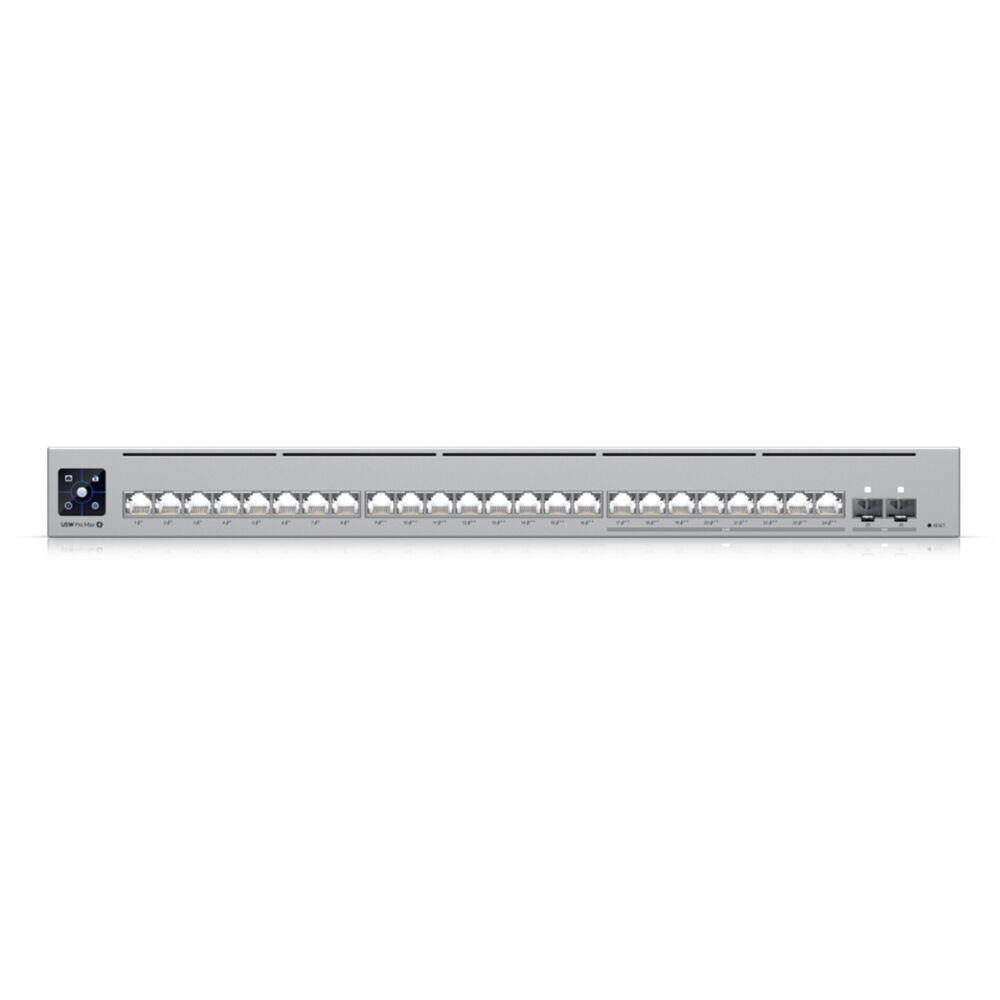 Ubiquiti USW-PRO-24-POE, UniFi 24-Port Managed, 16 Gigabit PoE+ Ports, 8 Gigabit PoE++ Ports Switch with 2 SFP