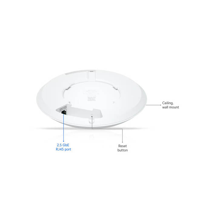 Ubiquiti U7-LR-US Unifi 7 Access Point Enterprise WI-FI System, White