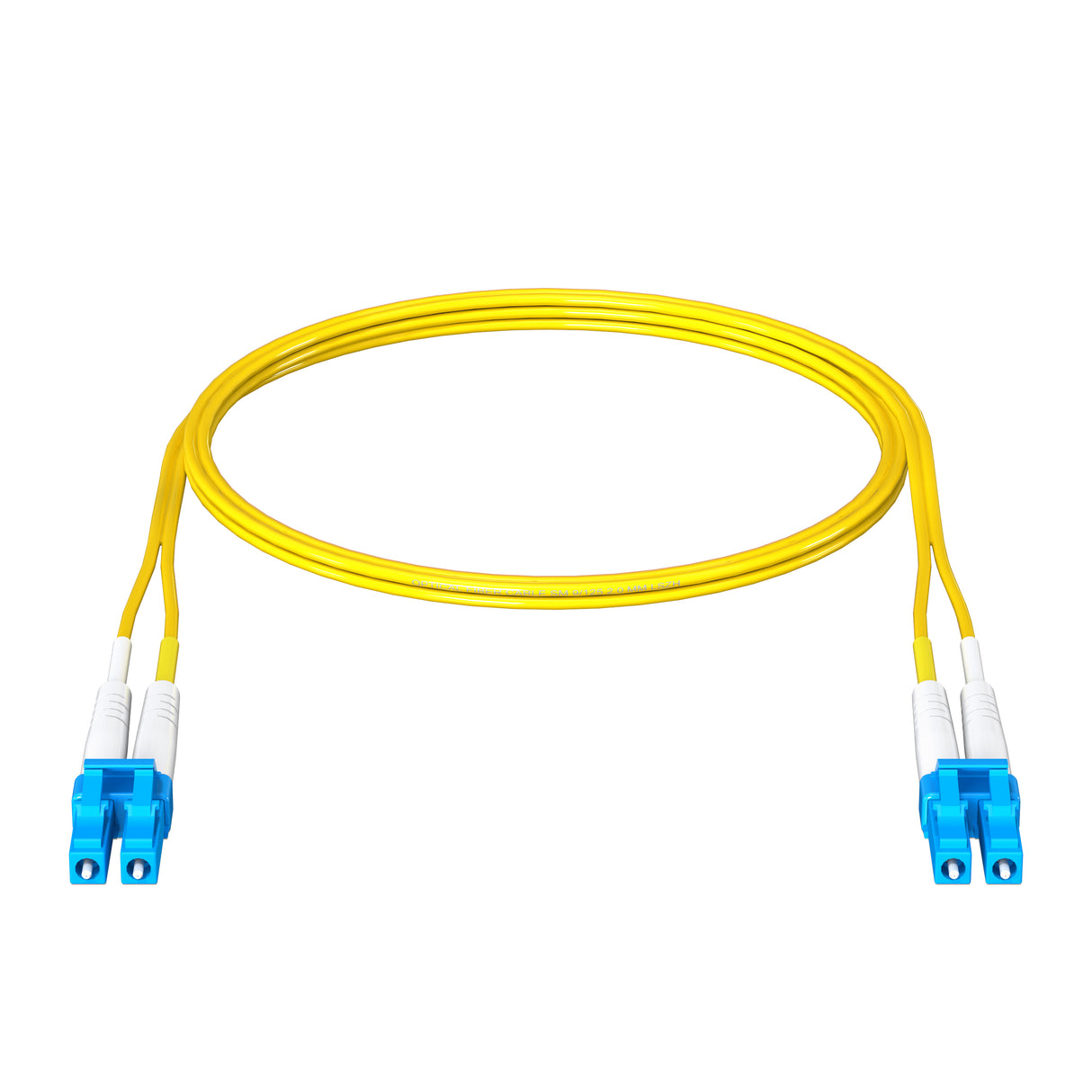 Vertical Cable Duplex Patch Cords, 1M, SM LC/LC