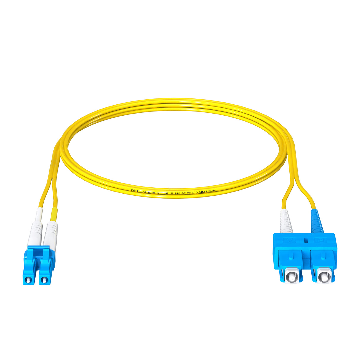 Vertical Cable Duplex Patch Cords, 3M, SM LC/SC