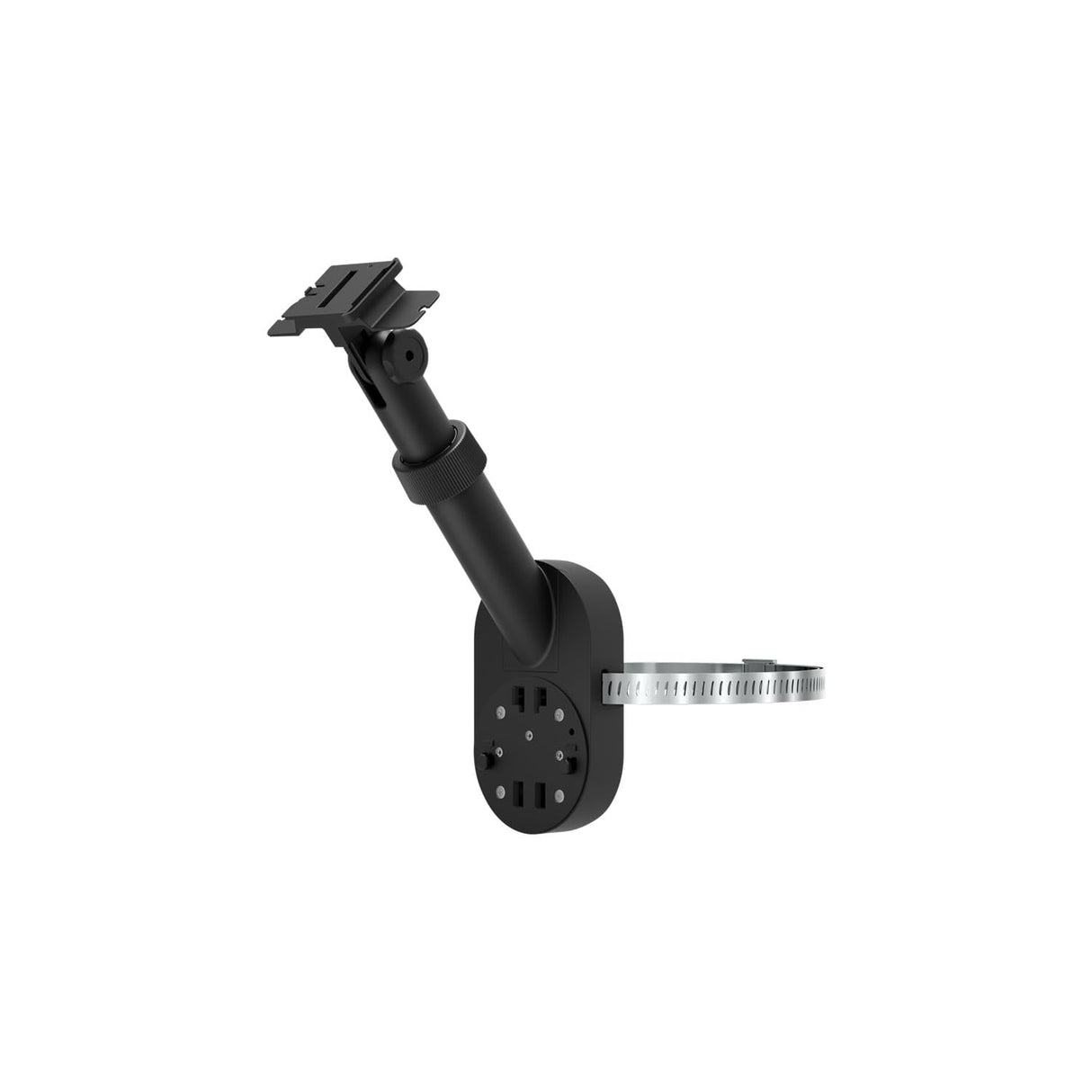 Ring Pole and Wall Mount for Cameras and Solar Panels (Black / White)