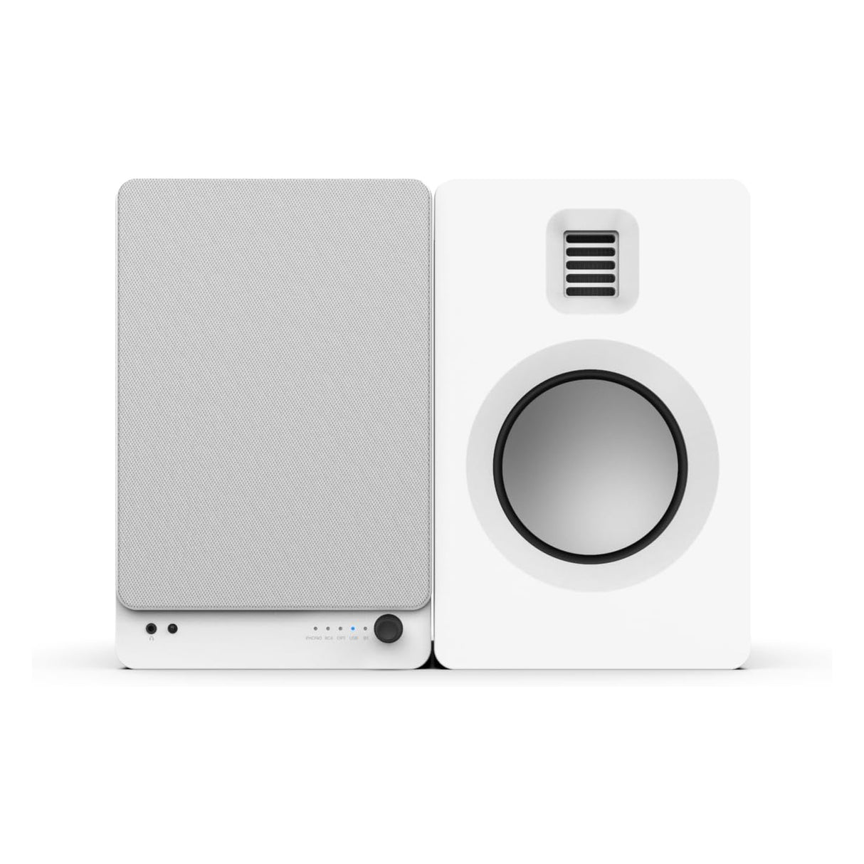 Kanto TUK, 260W Powered Bookshelf Speakers with Headphone Out, USB DAC, Dedicated Phono Pre-amp and Bluetooth, Pair