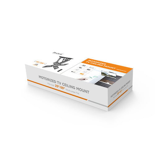 Rhino Mounts FDM2355, Motorized Flip Down Ceiling Mount 23" - 55" , Controled by Tuya APP, Up to 66lbs / Profile: 4.3".