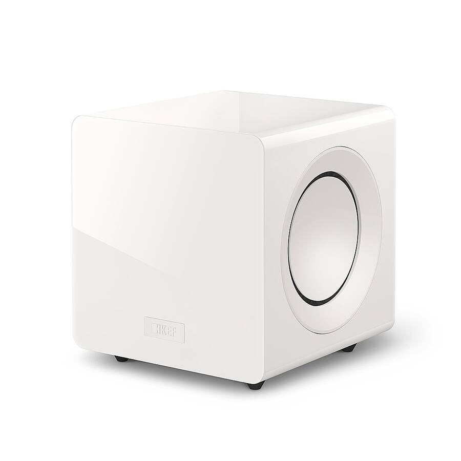 KEF KC92 Dual 9" Subwoofer 1000W (2 x 500) Force Canceling with iBX - Black / White