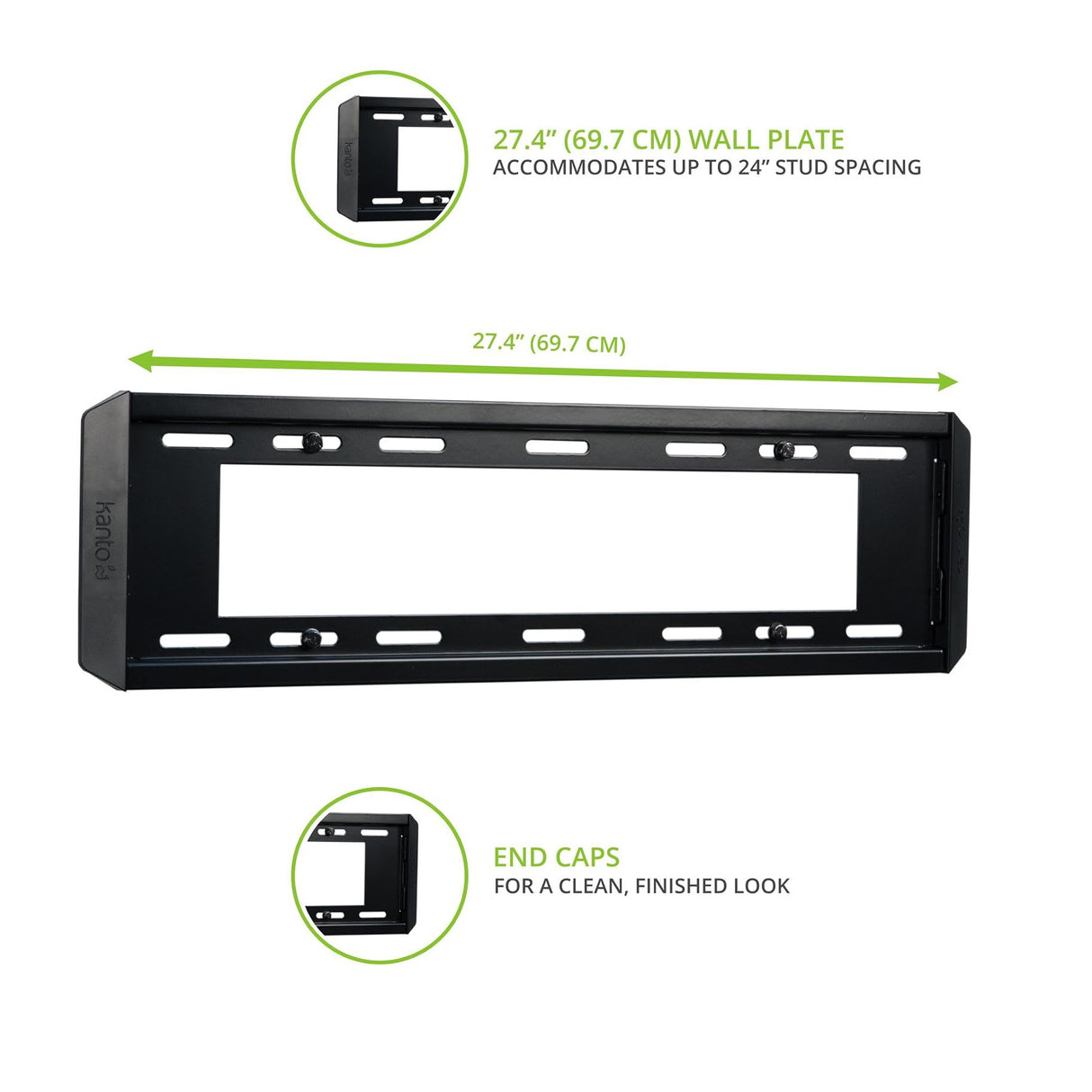 Kanto F3760, Fixed TV Wall Mount for 37" - 70" TVs