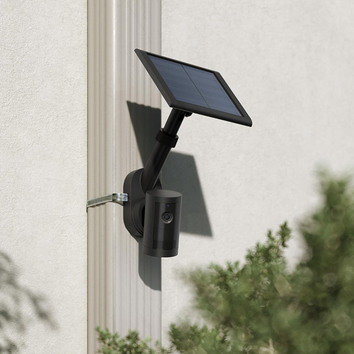 Ring Pole and Wall Mount for Cameras and Solar Panels (Black / White)