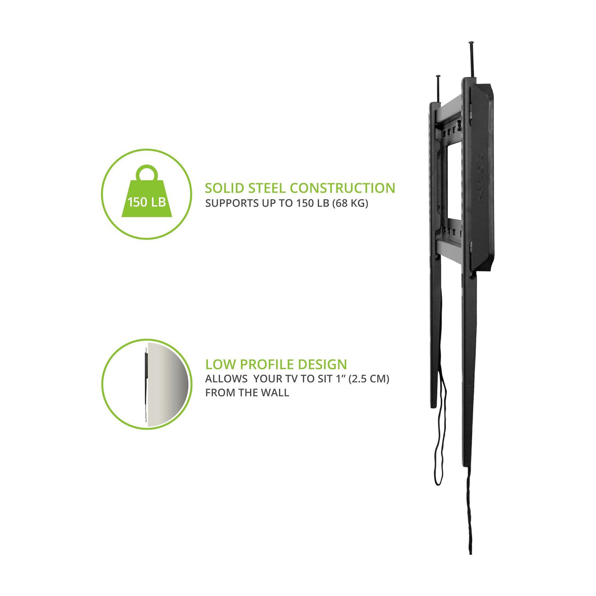 Kanto F3760, Fixed TV Wall Mount for 37" - 70" TVs