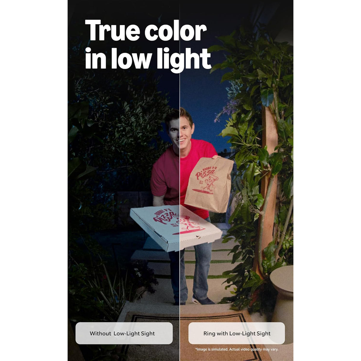 Ring Video Doorbell Wired Pro 4K, 10x Enhanced Zoom, and Low-Light Sight, Deep Silver