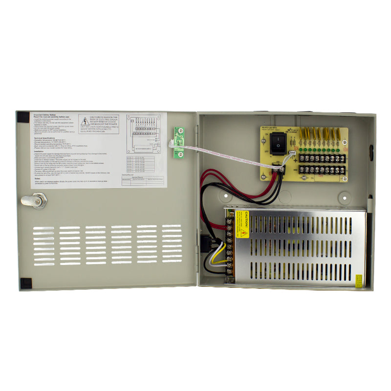 Acegear PS-DC20A18HD, Power Box 18CH, 20A UL Listed