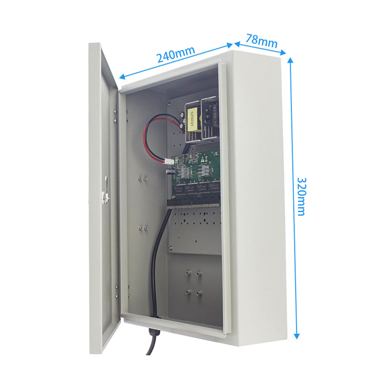 Acegear POE-2610-8WP, Weather -Proof Box With a 8 PoE Gigabit Ports +2 uplink. Build in 125w, - New Arrival