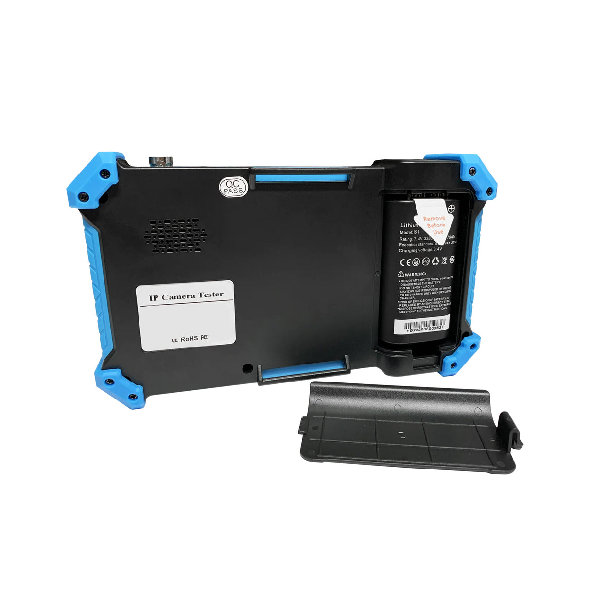 Acegear IPCT5100PLUS: support max 4K IP cameras, support 8MP CVI/ TVI/ AHD camera test, support VGA and HDMI input.