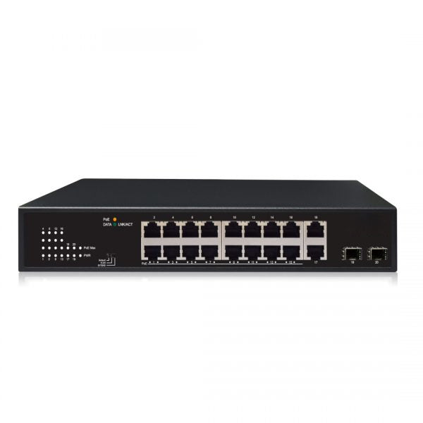 Acegear POE18PGIG 16 Port Gigabit POE Switch With 2 GB Uplink