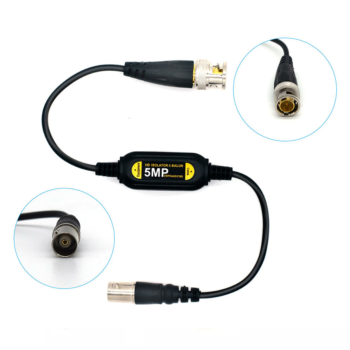 Acegear VGL001 Video Ground Isolator, Anti-interference, 5MP/8MP Support HD-CVI/AHD/TVI/CVB