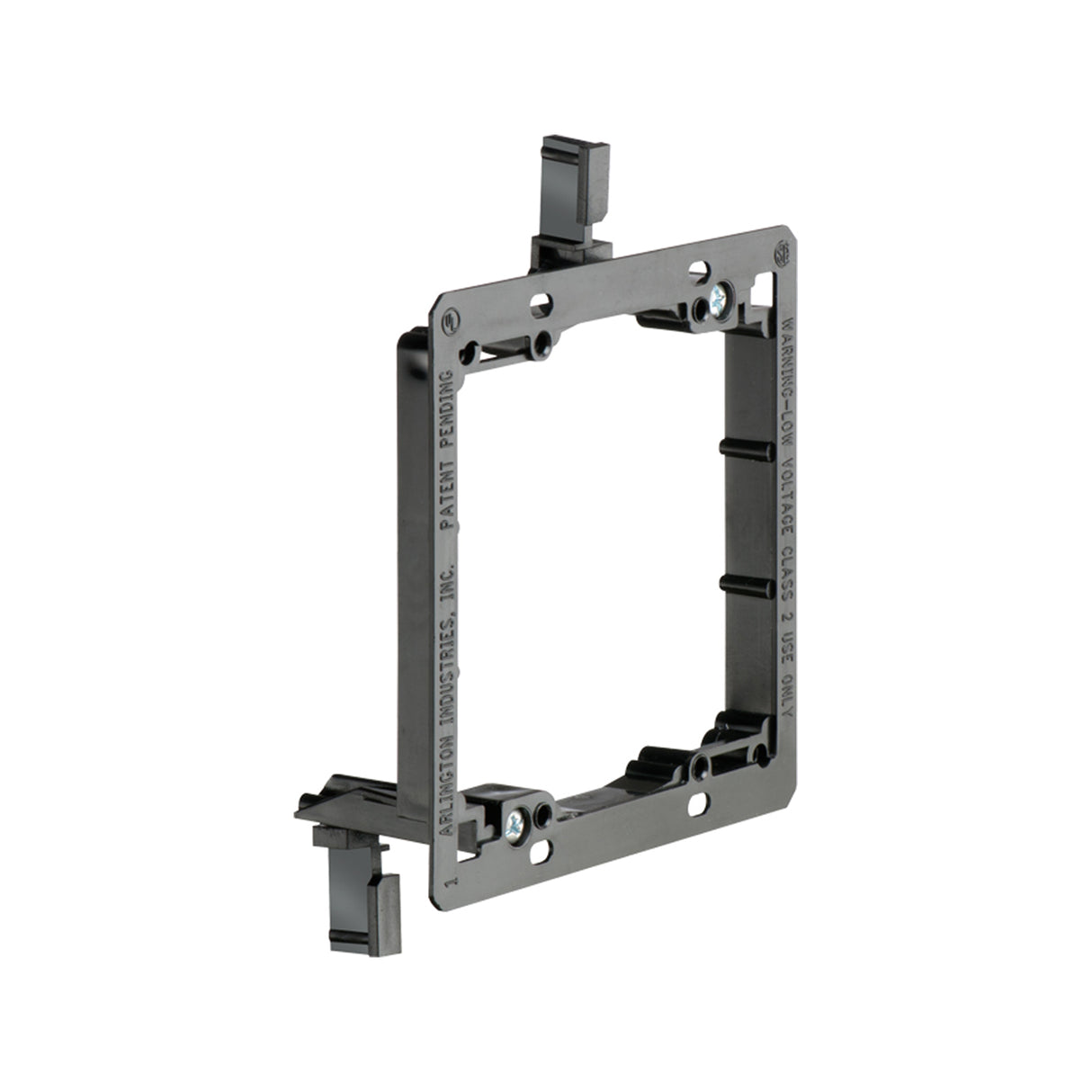 Arlington LV2, Low Voltage Mounting Bracket (2-Gang), Black (5-Pack)