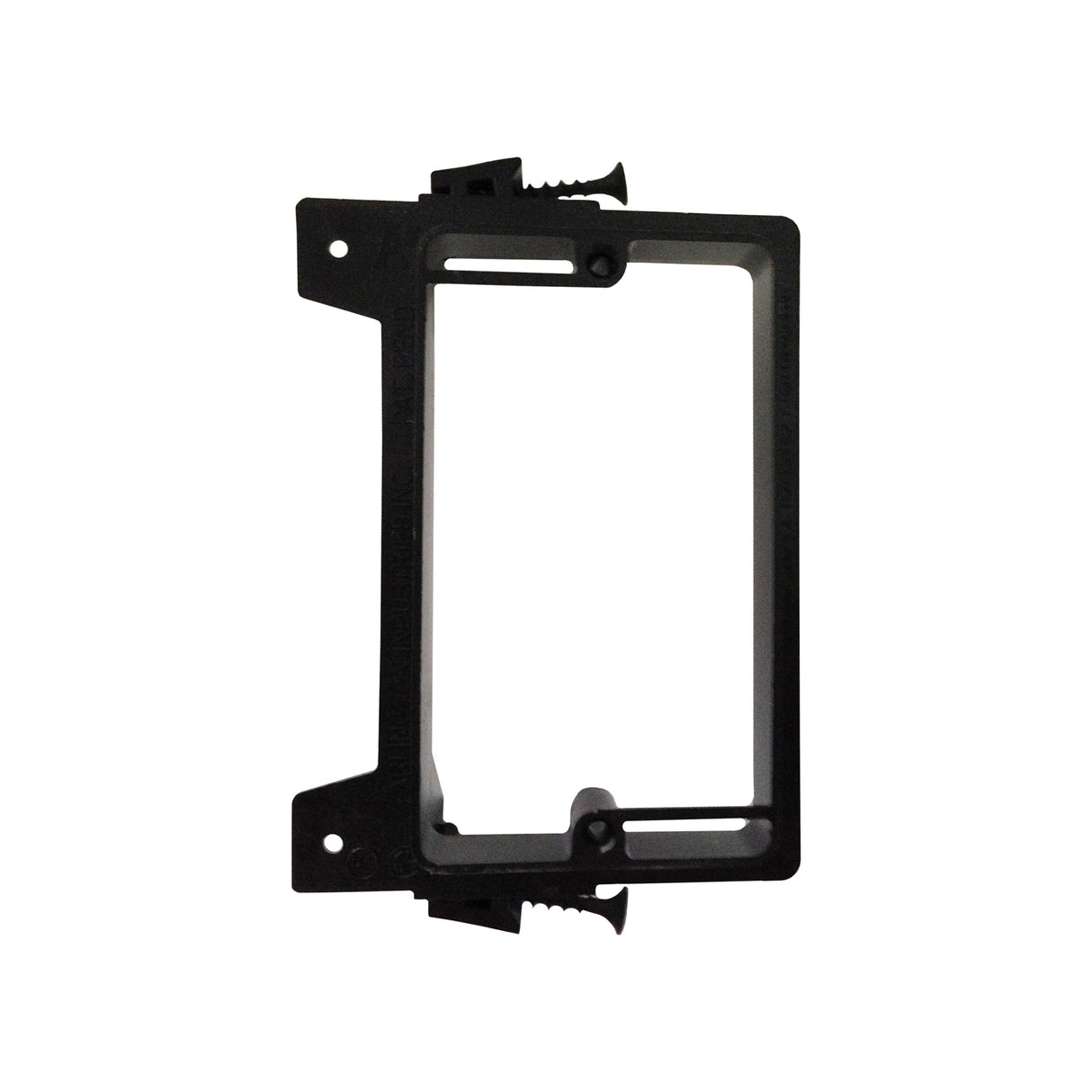 Arlington LVS1 Low Voltage, Screw On Mounting Bracket, (1-Gang) Black(EACH)