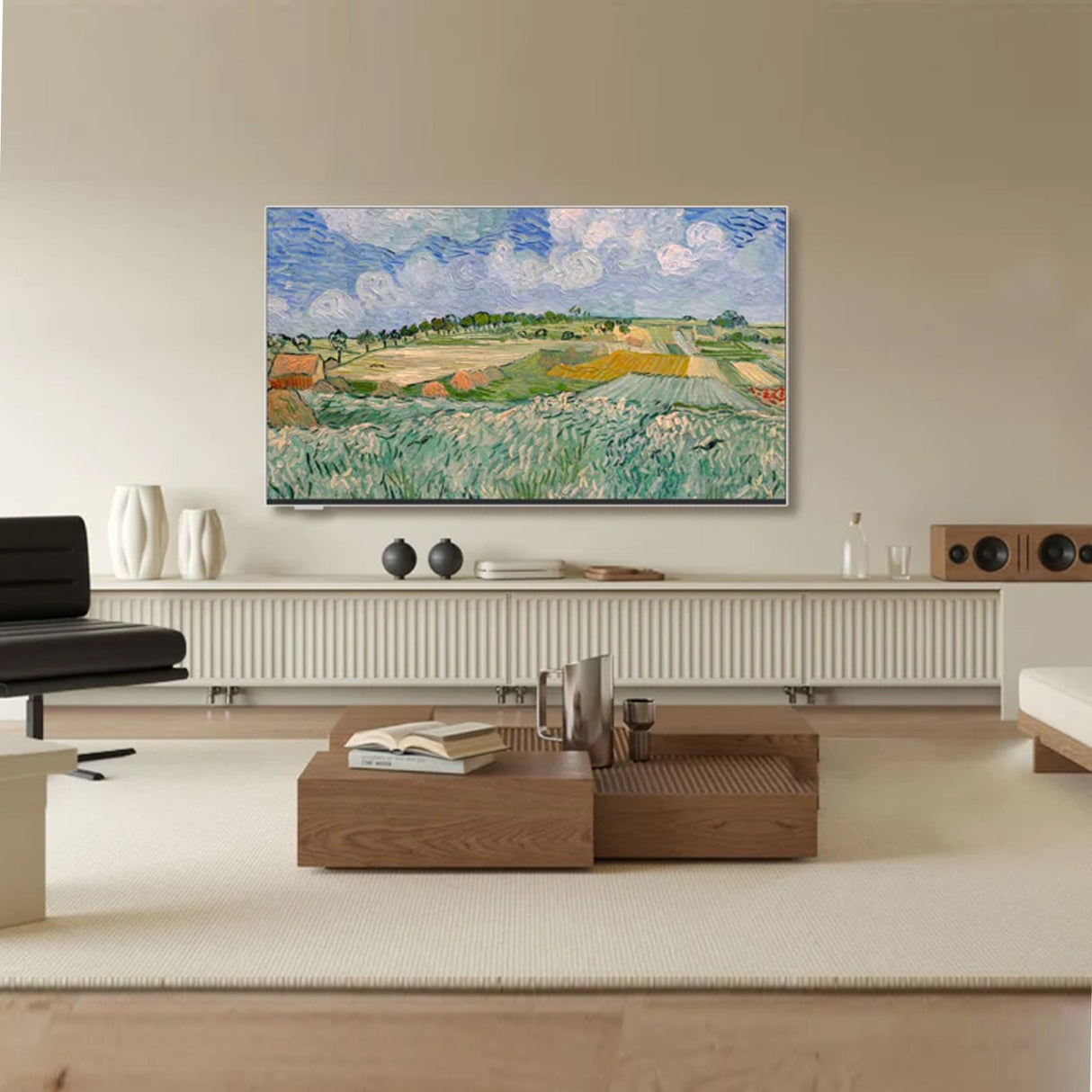 Skyworth Canvas-C1, Art TV QLED + 4K UHD Smart TV with Google TV