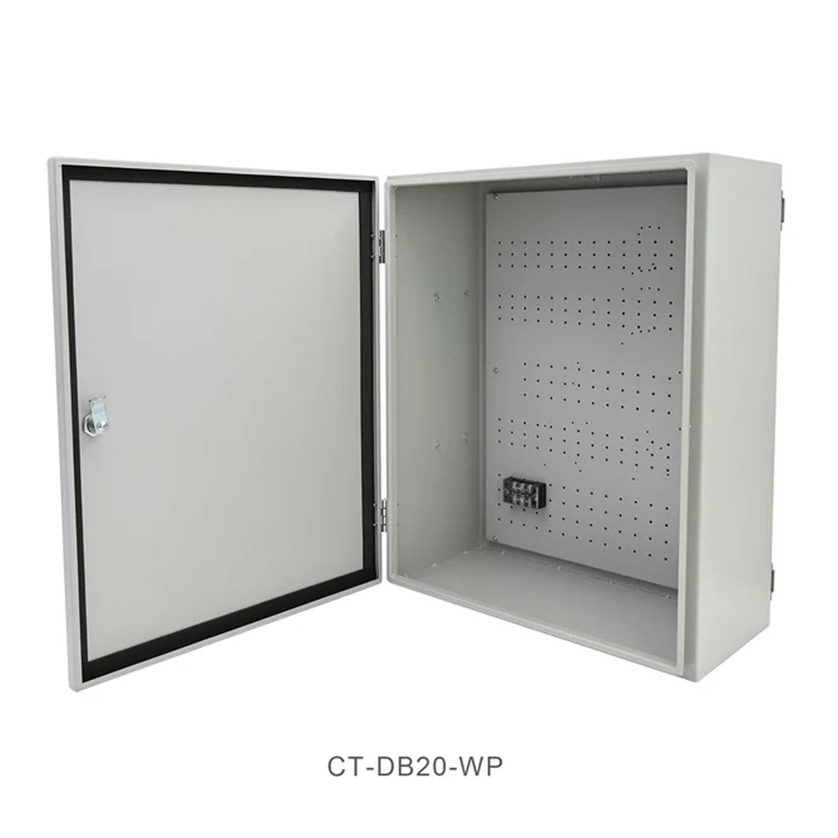 Acegear CT-DB20-WP, Outdoor NeMA Metal Wall Mnt enclosure, Empty Box, 20X16X8 in, - New Arrival