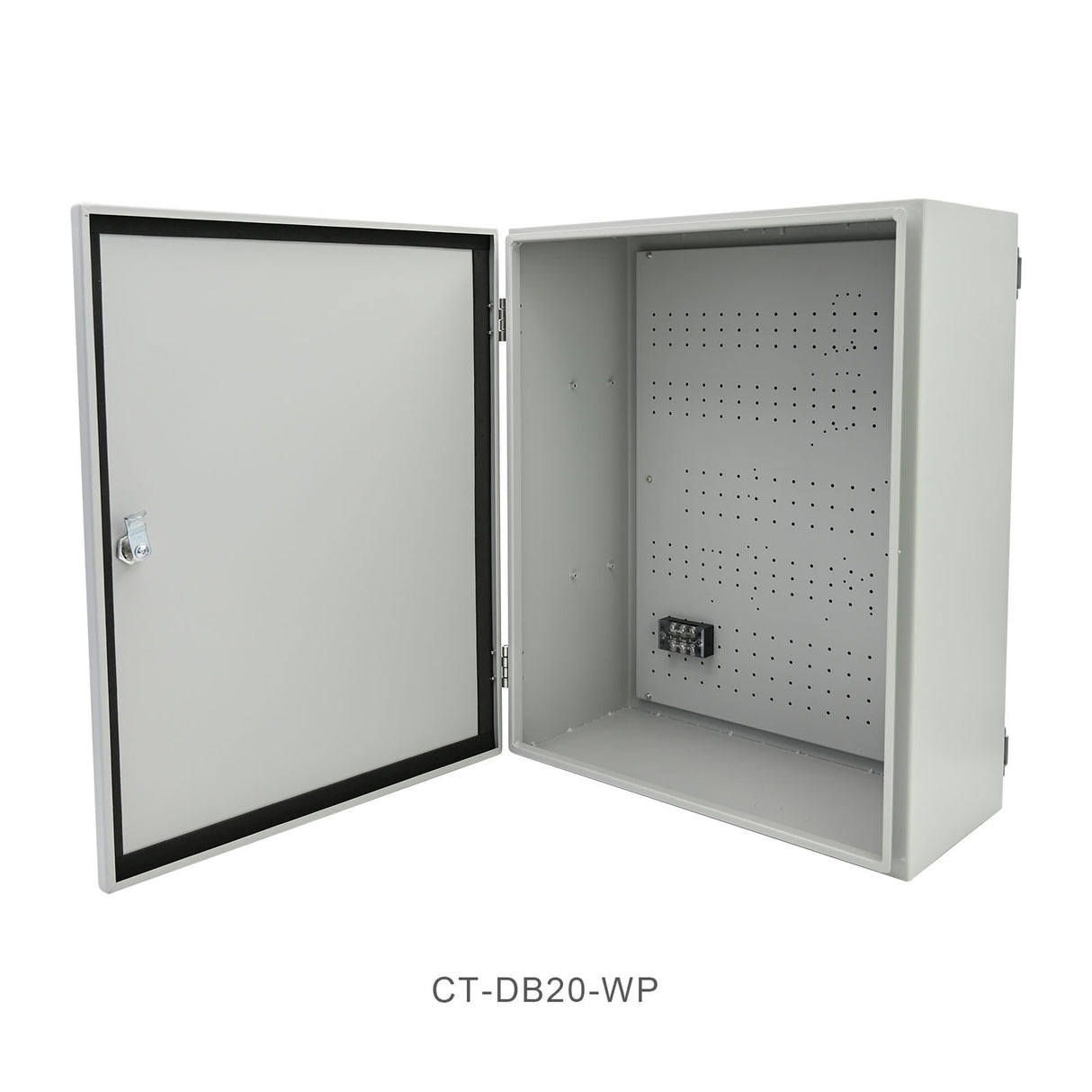 Acegear CT-DB20-WP, Outdoor NeMA Metal Wall Mnt enclosure, Empty Box, 20X16X8 in, - New Arrival