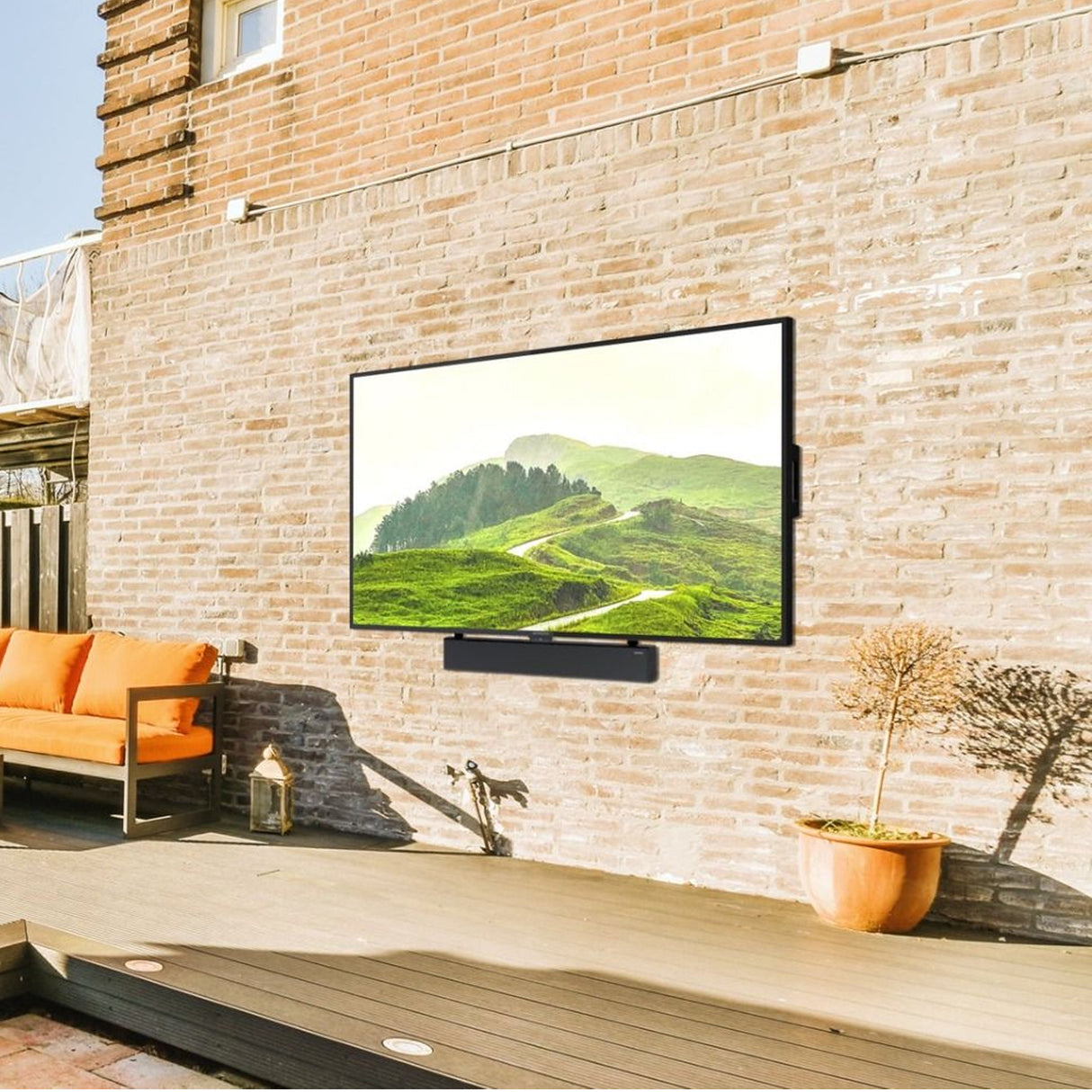 Skyworth CLARUS-S1, 65" / 75" Outdoor IP66, Full Sun Series Mini-LED 4K Google TV with 3,000 Nits, 100 watt 8 channel speaker Soundbar included