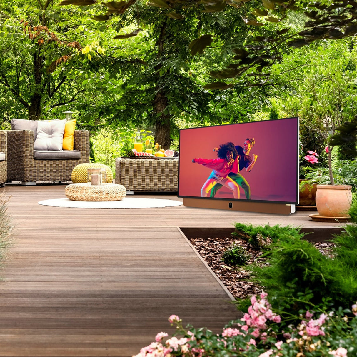 Skyworth 24P100 Companion 24" portable TV 1080P with battery and Google streaming