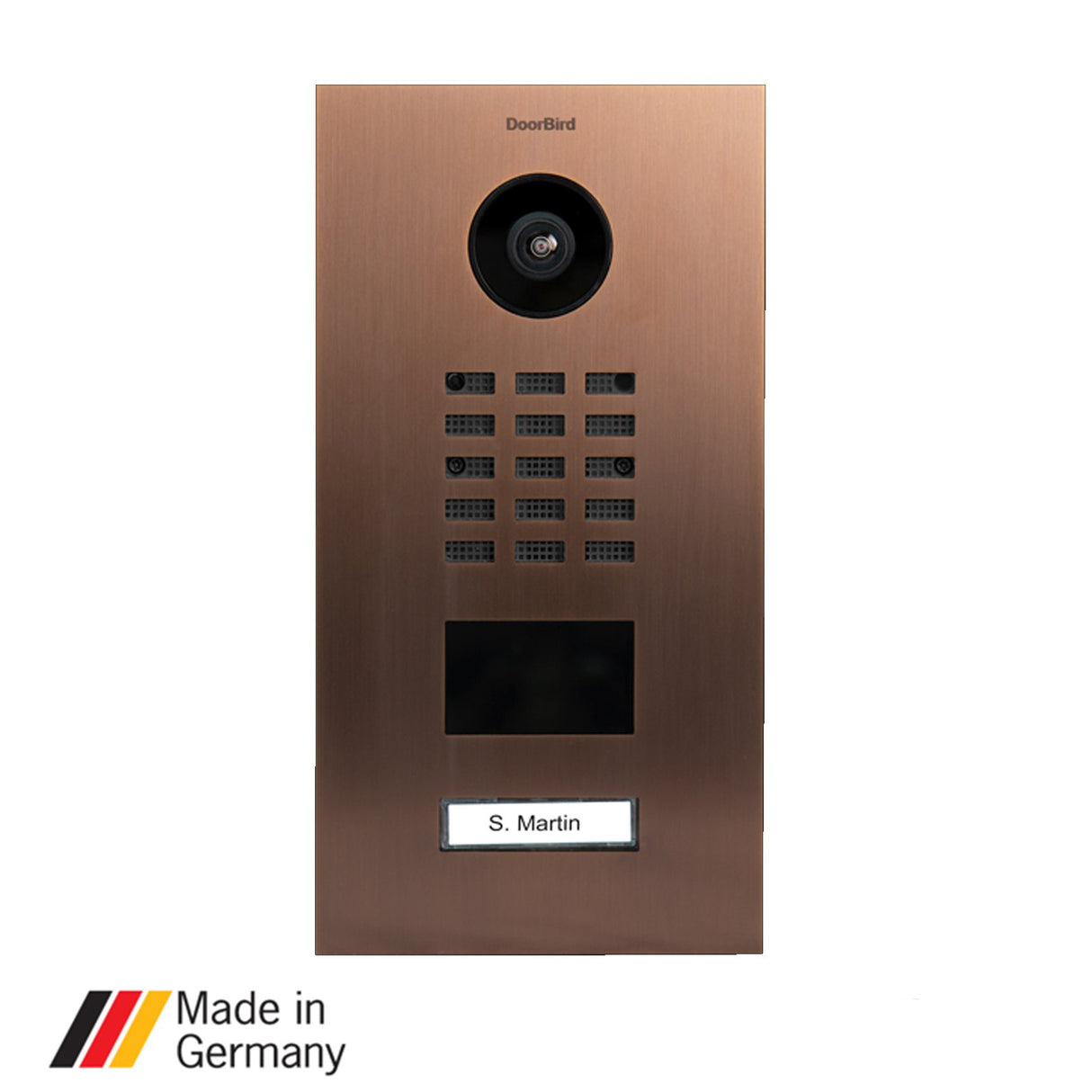DoorBird D2101V, Surface Mount, IP Video Door Station, 1 Unit, 1 Call Button
