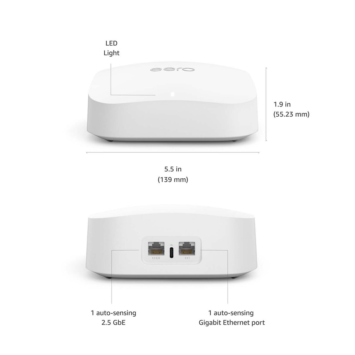 eero S011111, Pro 6E Wi-Fi 6E Tri-Band Gigabit Mesh Module