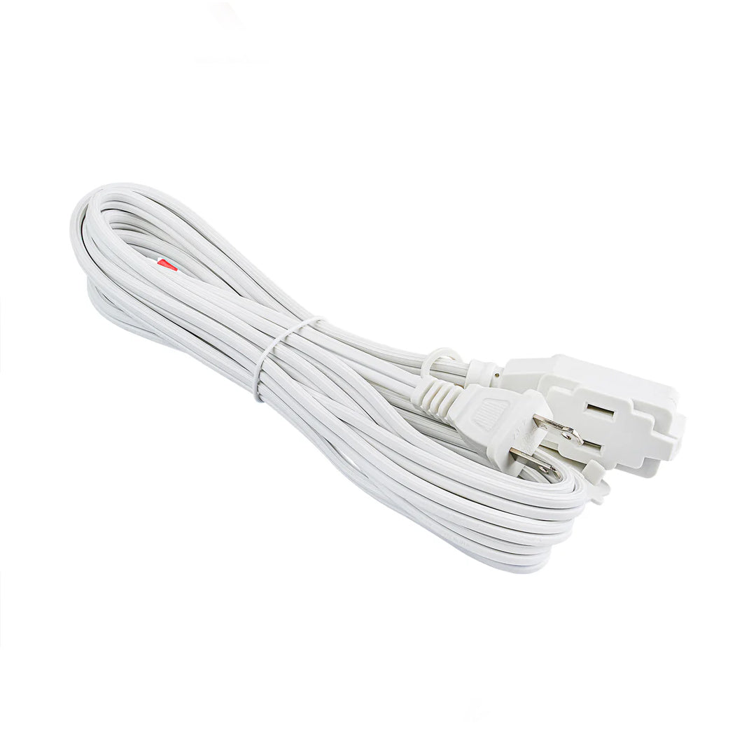 Nipponamerica EX-ID216-12WHT Extension Cord 12 Ft, 16Ga White.