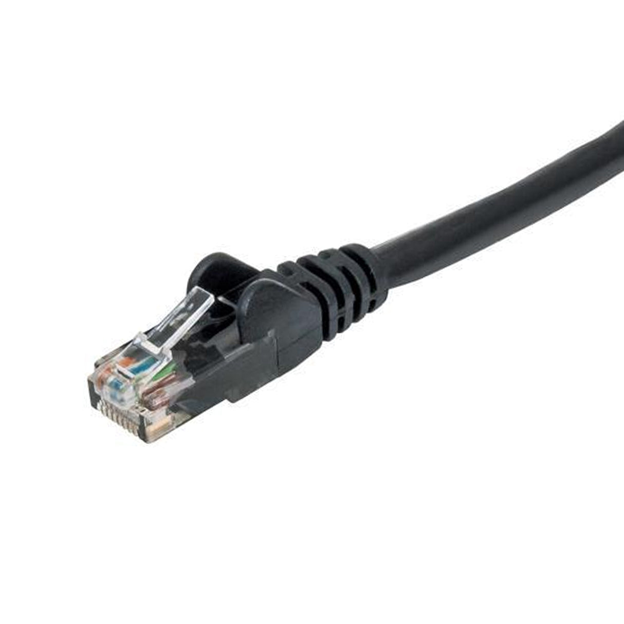 Intellinet CAT6 Patch Cable, Black, Solid Copper, UTP RJ-45 Male.