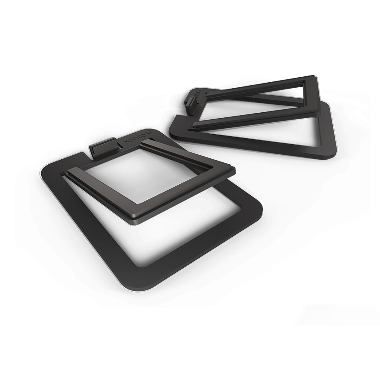 Kanto S2, Angled Desktop Speaker Stands for Small Speakers, Pair (Black/White)