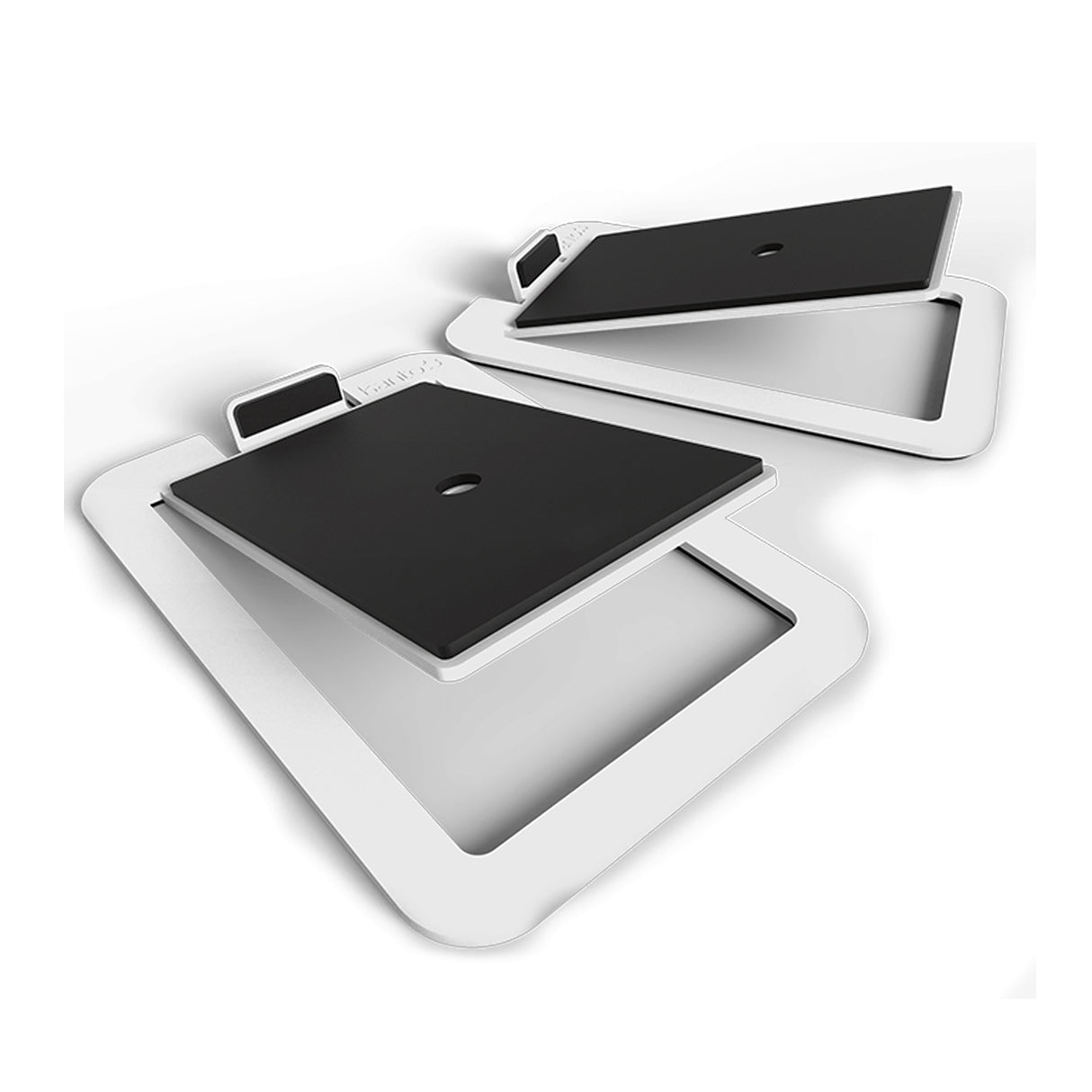 Kanto S4, Angled Desktop Speaker Stands for Midsize Speakers, Pair