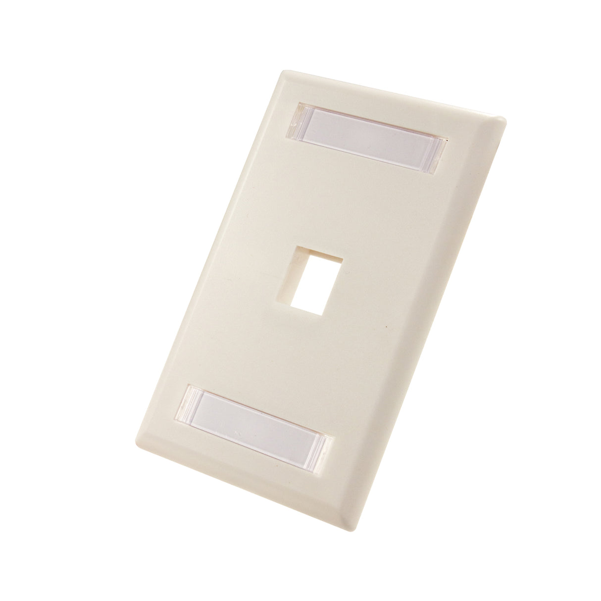 Vertical Cable Standard Wall Plates With ID Windows – 305 Series