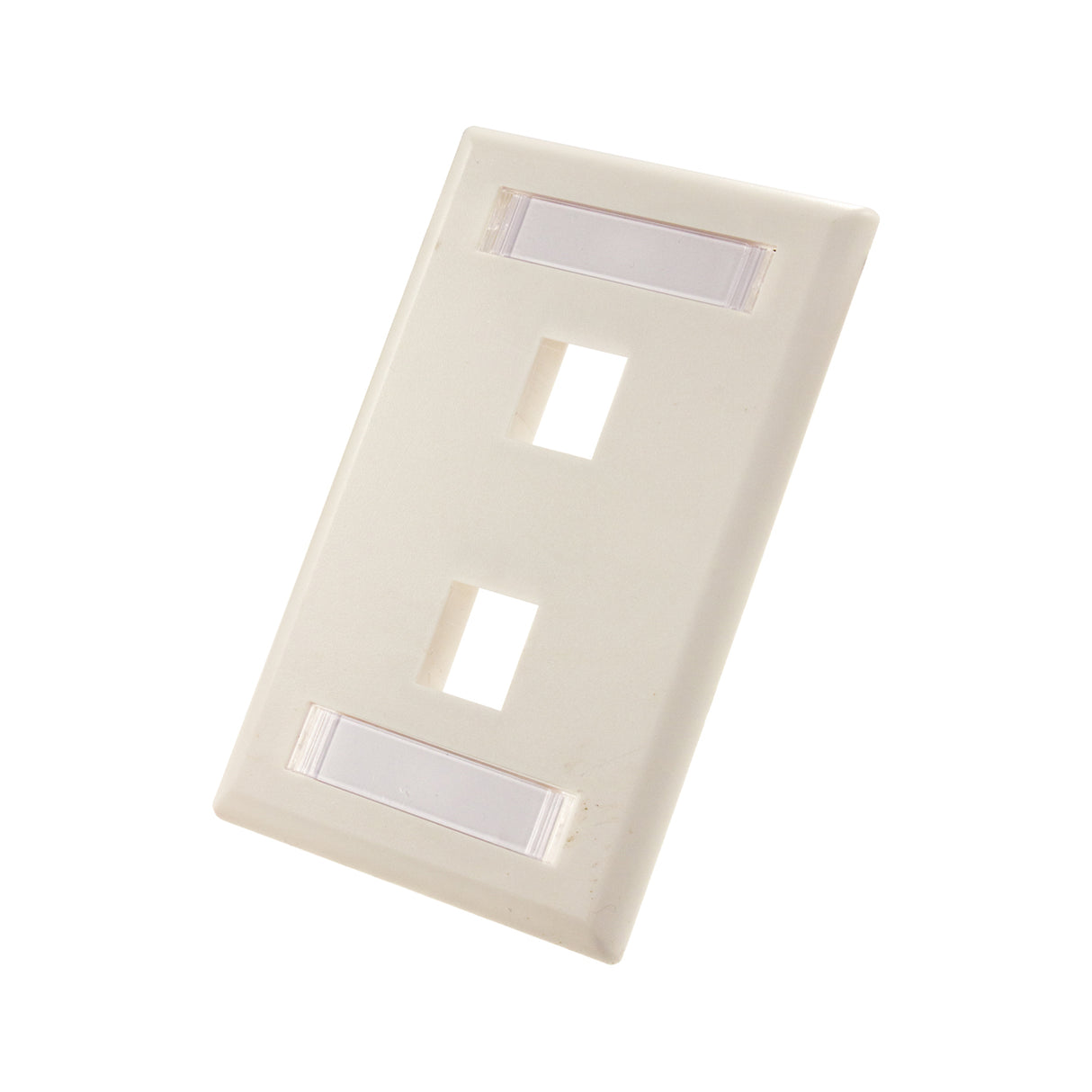 Vertical Cable Standard Wall Plates With ID Windows – 305 Series