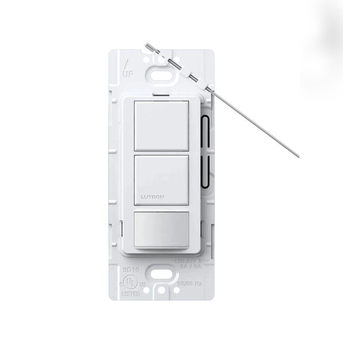 Lutron MS-OPS6-DDV-WH, Maestro Dual Circuit Motion Sensor Switch, 6-Amp/Single-Pole