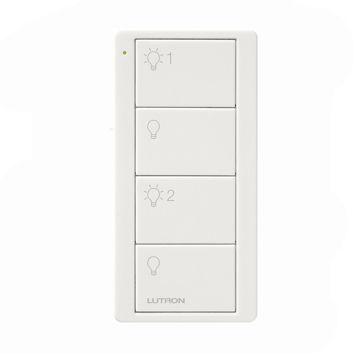 Lutron PJ2-4B-WH-L21P, Pico 4-Button Wireless Control, White