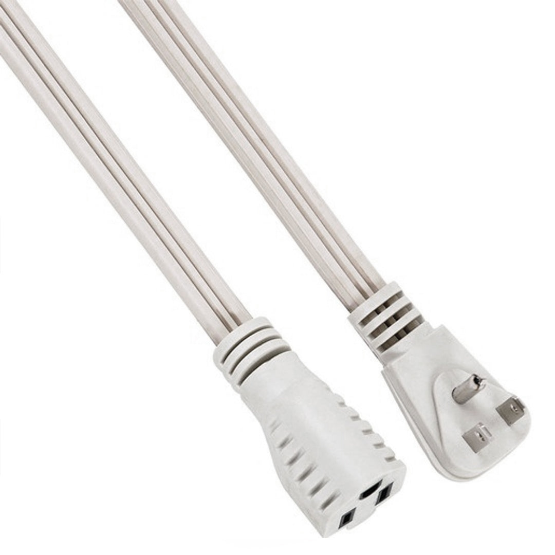 Nipponamerica EX-FLT316-12IVO 12Ft Flat Cable with Flat Plug Extension Cord