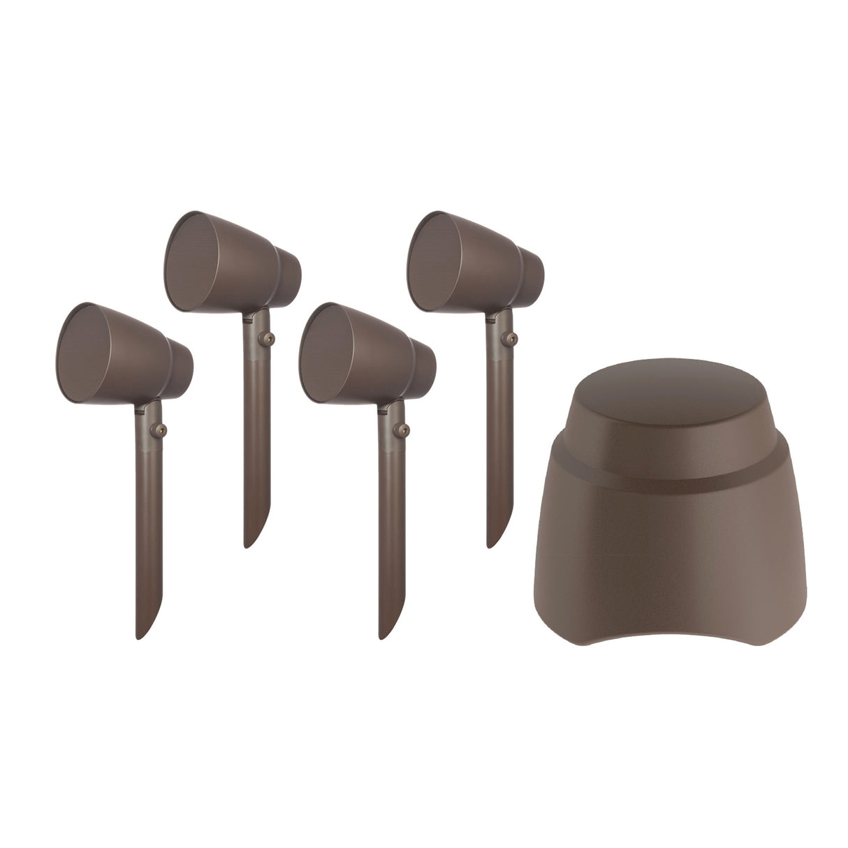 Proficient Protege PAS-4.1-BU, 4" (100mm) All-Weather Outdoor Landscape Speaker Kit with 8" (200mm) Burial Subwoofer