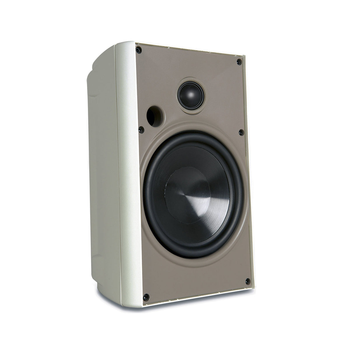 Proficient AW400, Outdoor speaker with 4" polypropylene woofer and 1" pivoting Supernil tweeter - White/Black (Pair)