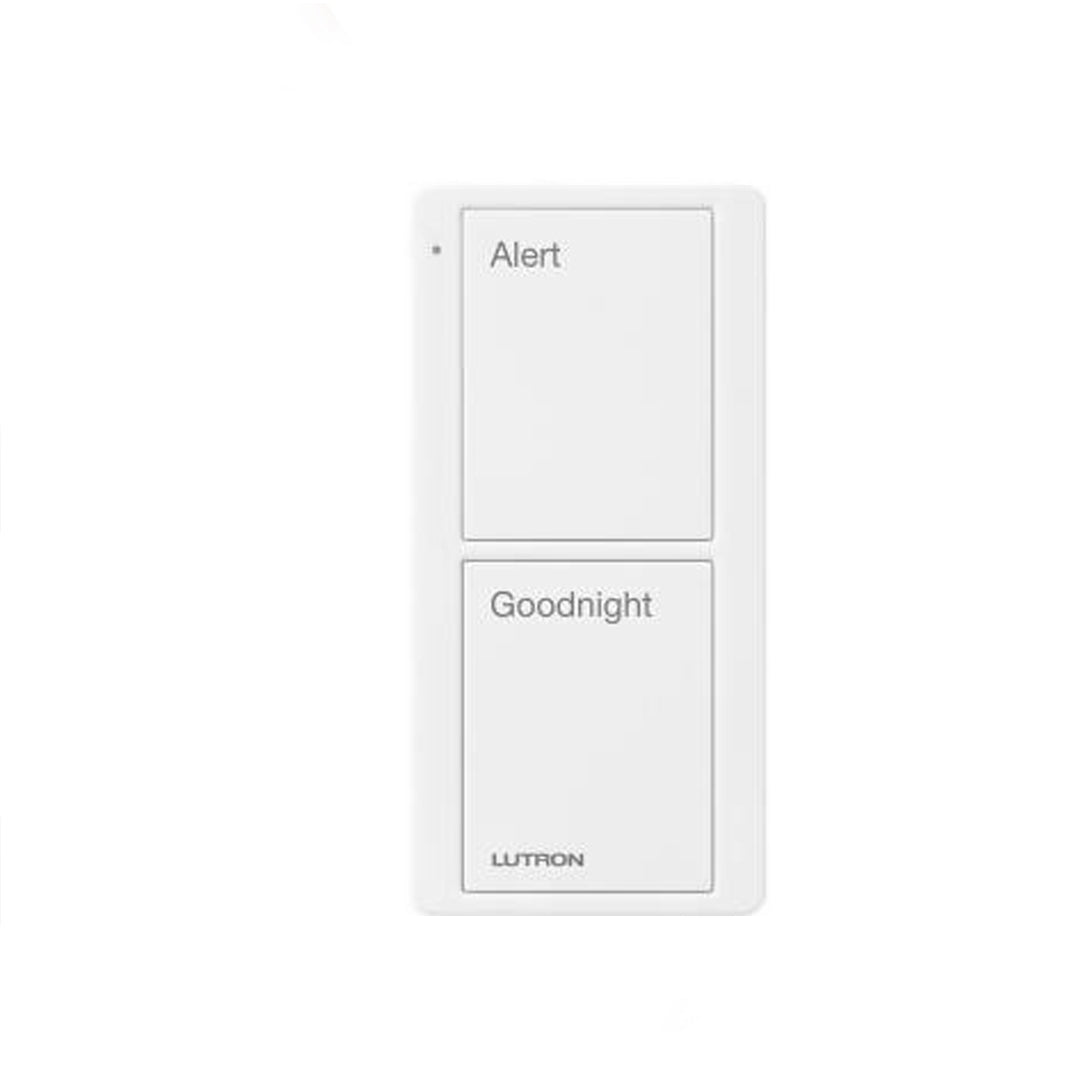 Lutron PJ2-2B-GWH-P02, Pico 2-Button Bedside Scene Remote, White
