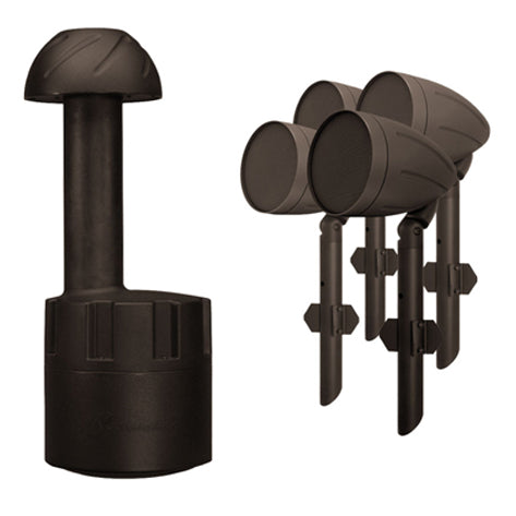 Phase Technology MUSIC GARDEN, Outdoor Landscape Speaker Package - Includes four 4" satellite speakers and one 8" buried subwoofer.