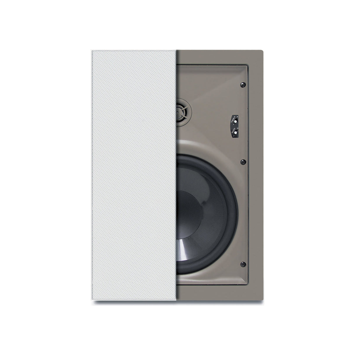 Proficient W802, In-wall speaker with 8" graphite woofer, 1" pivoting aluminum tweeter and tone switches (Pair)