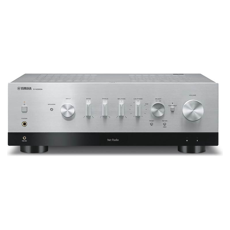 Yamaha R-N1000ASL, Stereo receiver with Wi-Fi, Bluetooth®, Apple AirPlay® 2, and HDMI , MusicCast, Silver