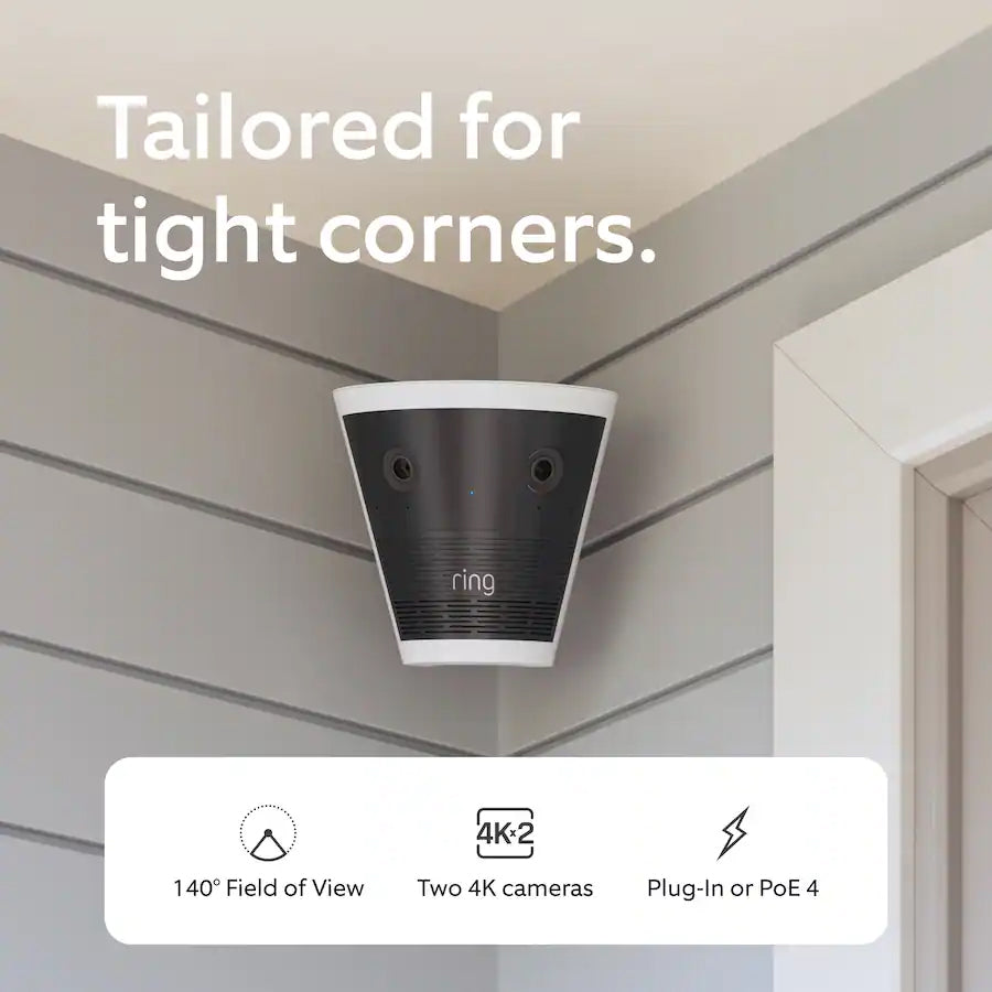 Ring (B0FZD5Q8TJ) Elite Cam 140° PoE 4K, Indoor / Outdoor