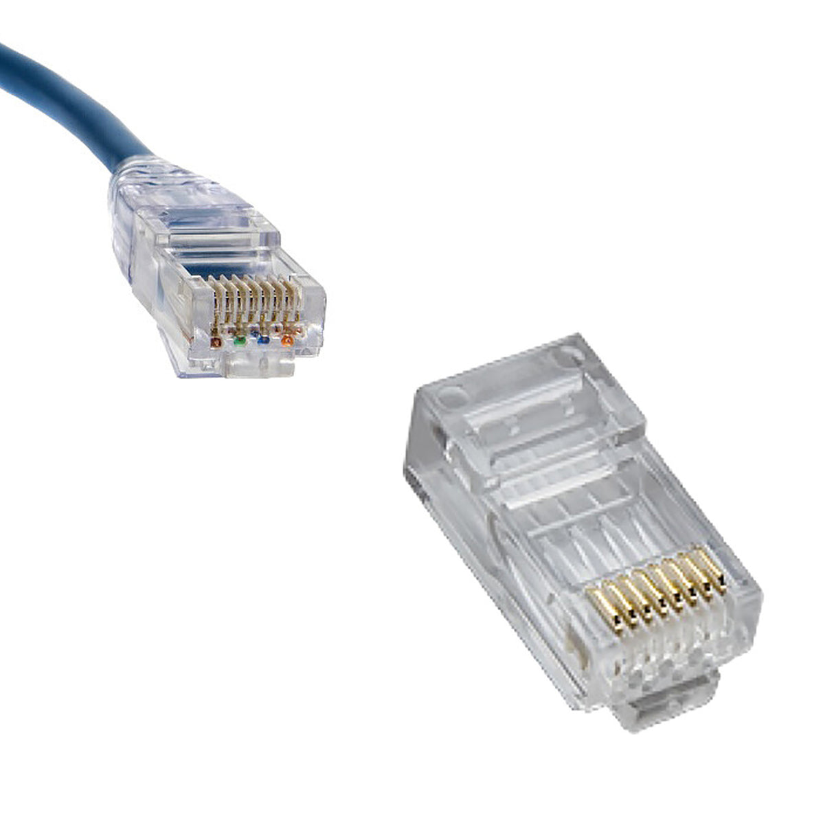 Platinum Tools 106167C, RJ45 CAT5E Modular Plugs (25 Pack). Closeout