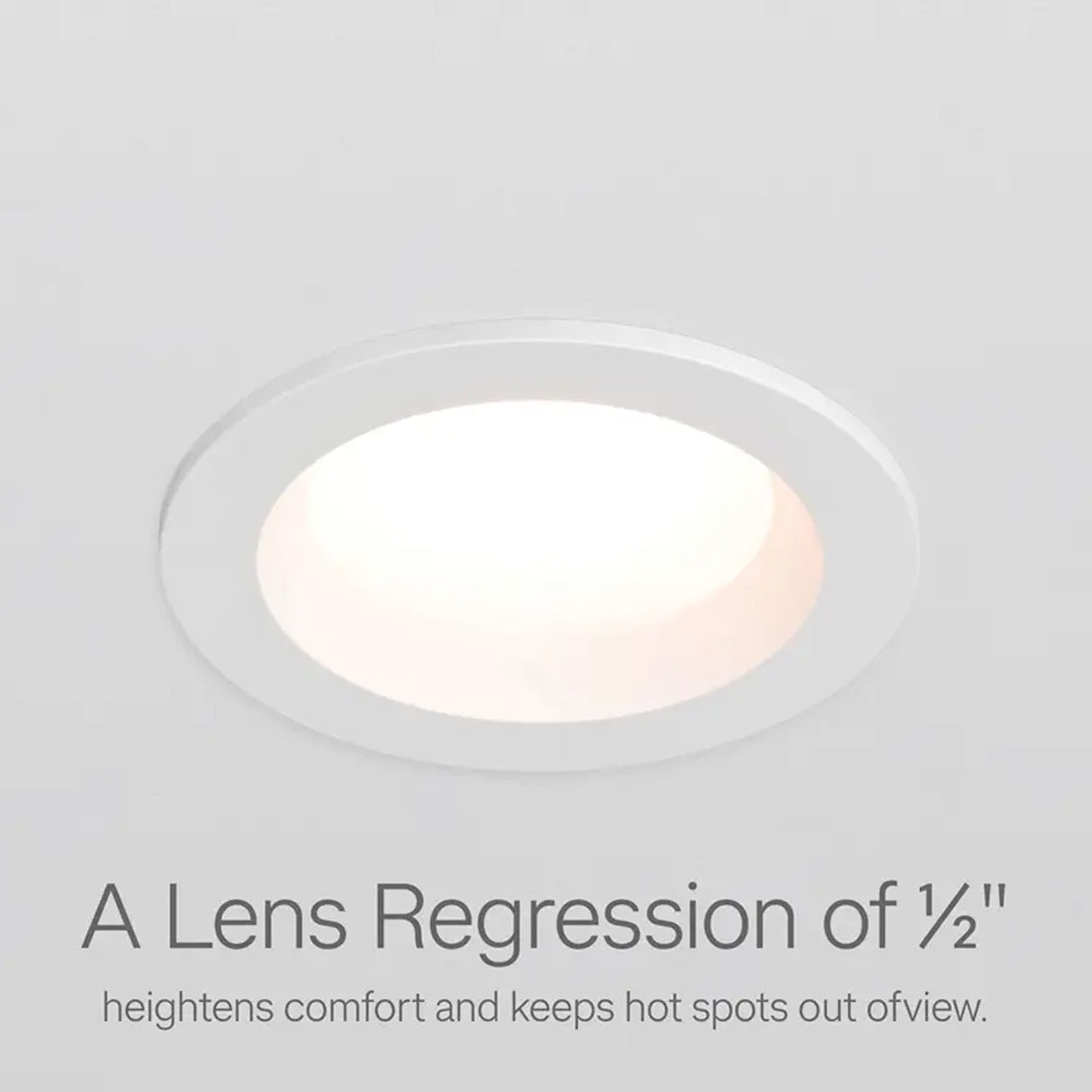Lutron RRL-CD4WH-TW, 4" Lumaris RadioRA 3 LED Remodeler Canless Downlight - 800 Lumens - 8.5W - CCT Tunable (18K-4K) - 120V - White