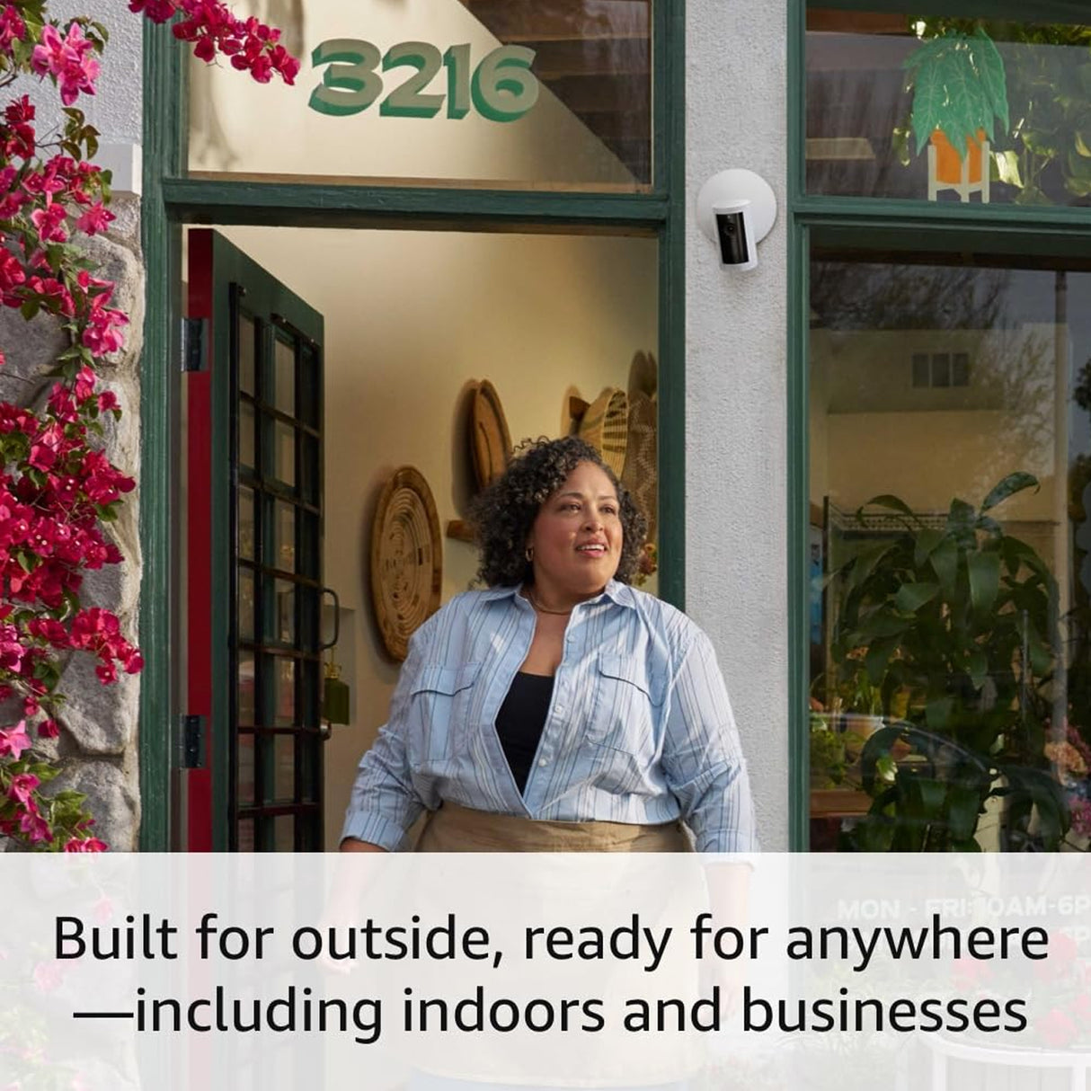 Ring Outdoor Cam Plus PoE 2K, Indoor / Outdoor, (White)